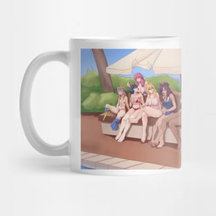 A bikini pool party Mug